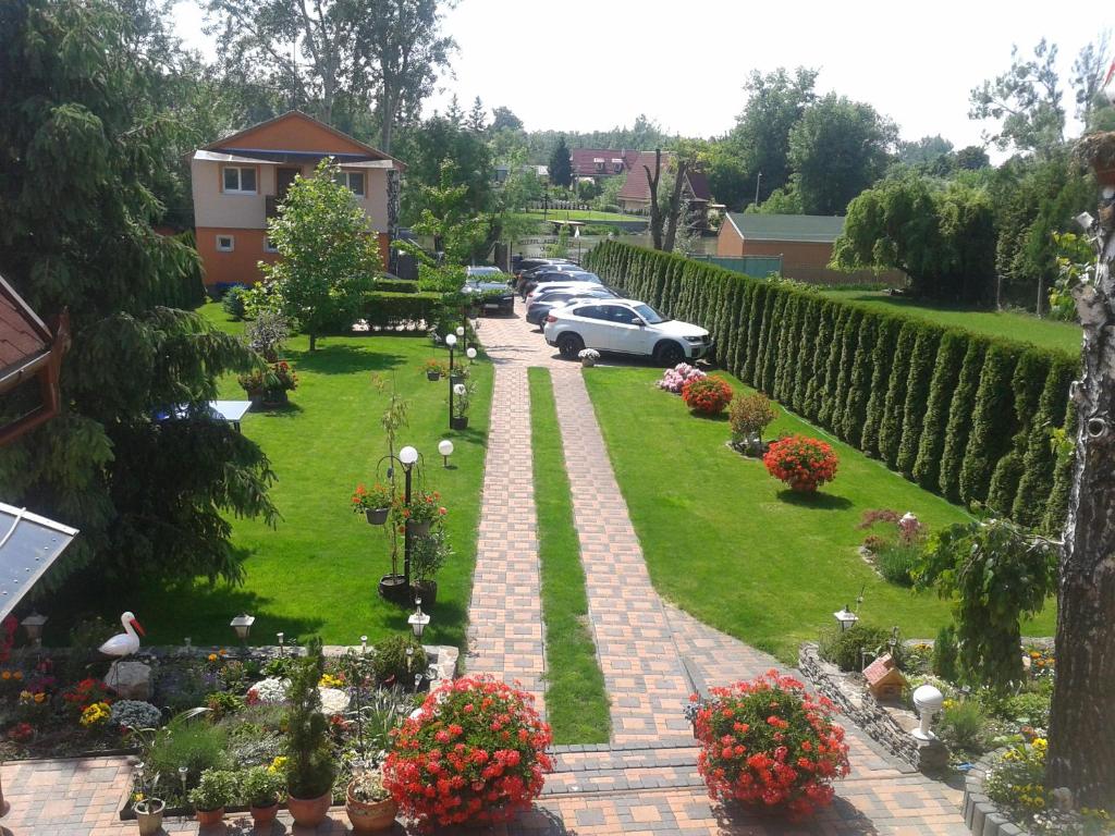 Zahrada ubytování Alba Regia Pansion Egri