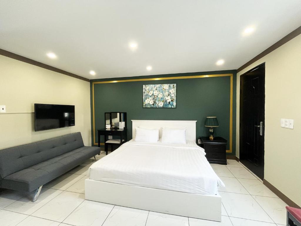 TV/trung tâm giải trí tại La Casona Hotel