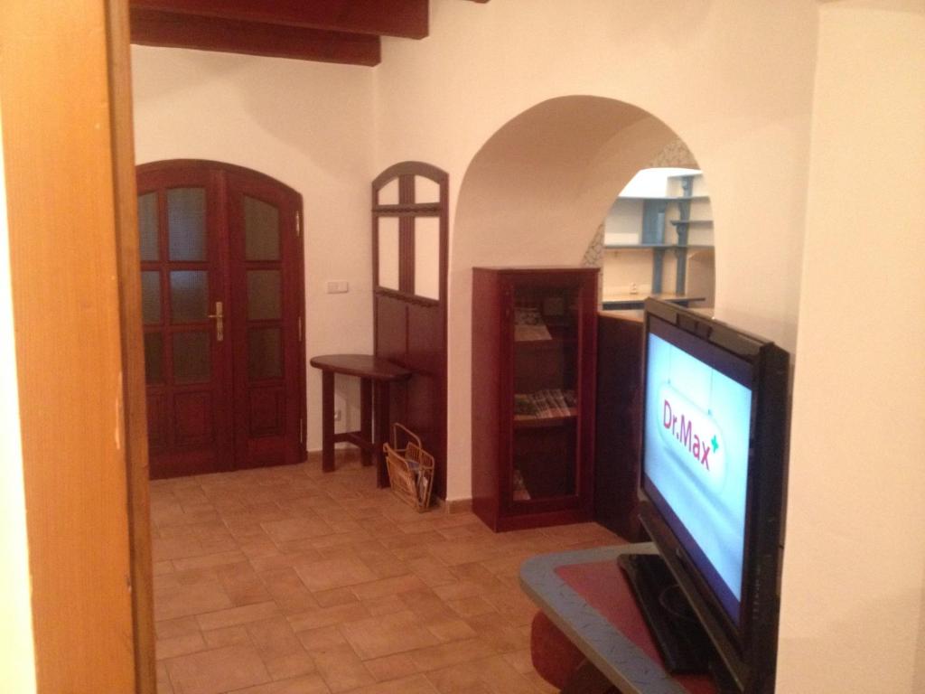 TV a/nebo společenská místnost v ubytování VIP MiKU apartman 1
