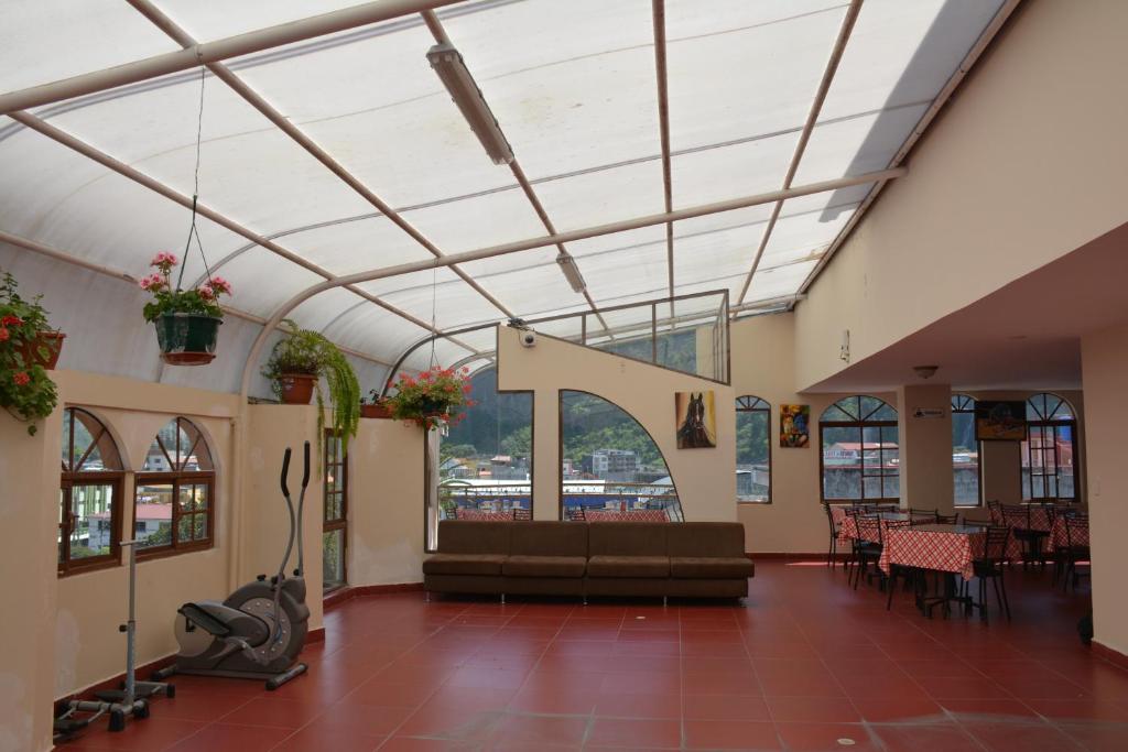 Fitness centrum a/nebo fitness zařízení v ubytování Hotel Elvita Spa
