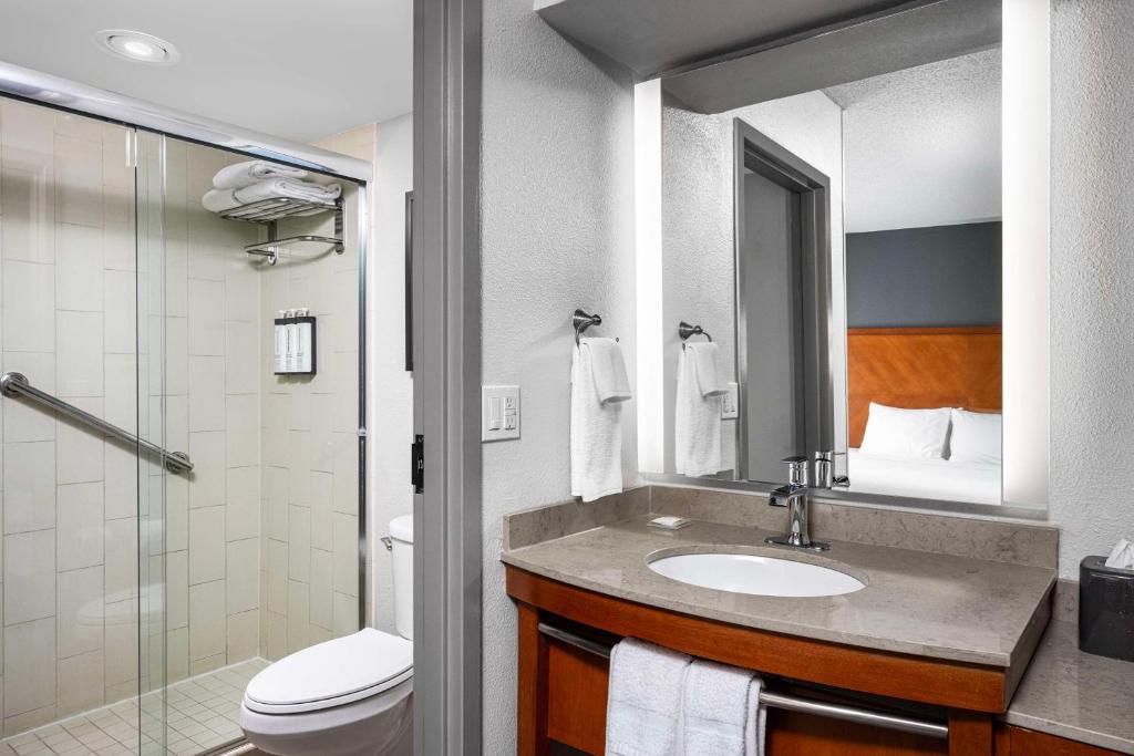 Koupelna v ubytování Hyatt Place Mt. Laurel