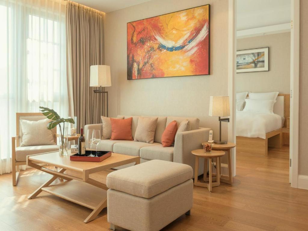 Posezení v ubytování Residence G Nanshan