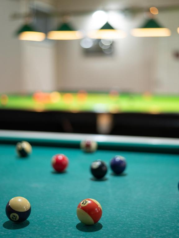 Biliár nebo kulečník v ubytování Club Palm Bay
