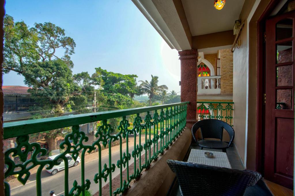 Balkón nebo terasa v ubytování Resort Martins Siesta , A Portuguese Heritage Resort in Calangute