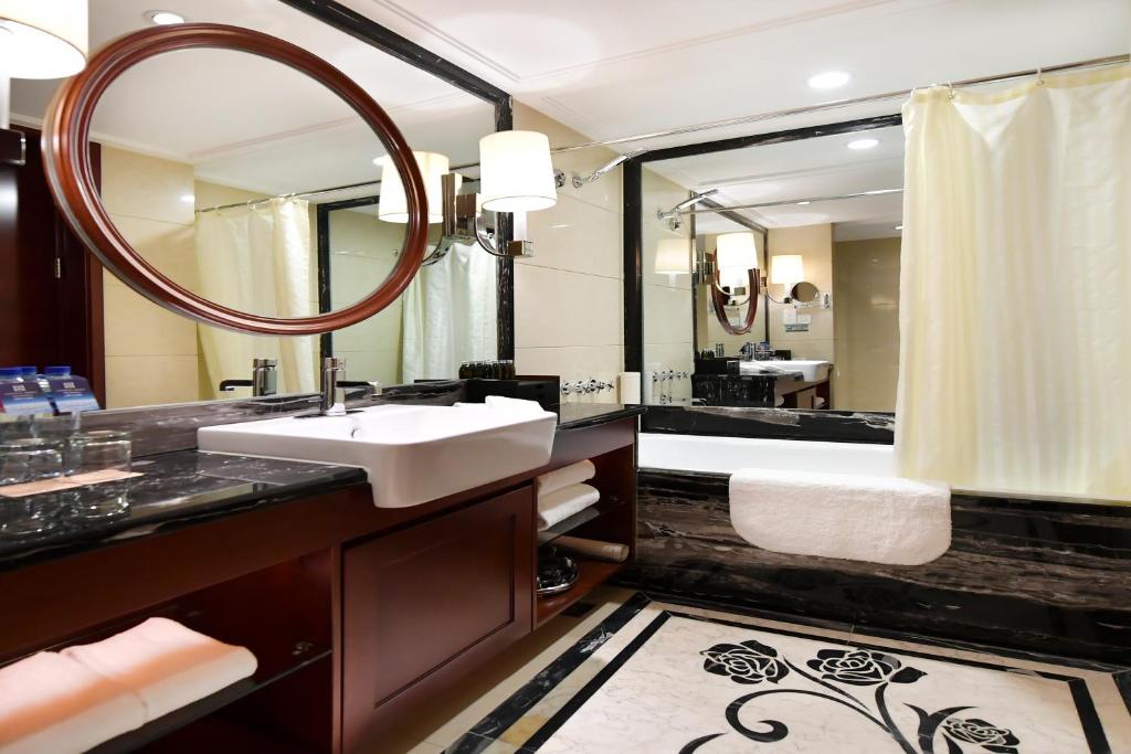 Koupelna v ubytování Central Hotel Shanghai - Nanjing Road