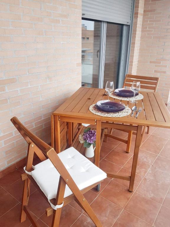 Posedenie v ubytovaní Comfort Apartment Cirueña + Pool