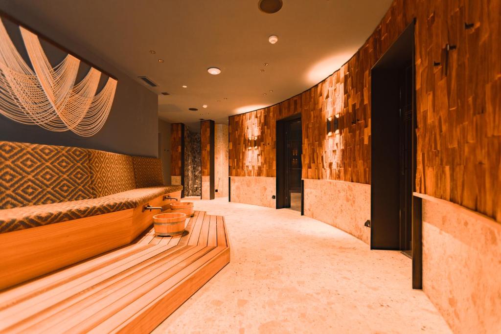 Posezení v ubytování Hotel Mürren Palace