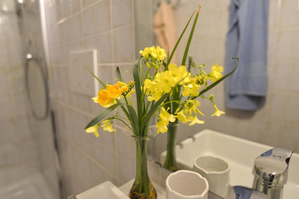 Kúpeľňa v ubytovaní B&B All'Ombra di San Pietro