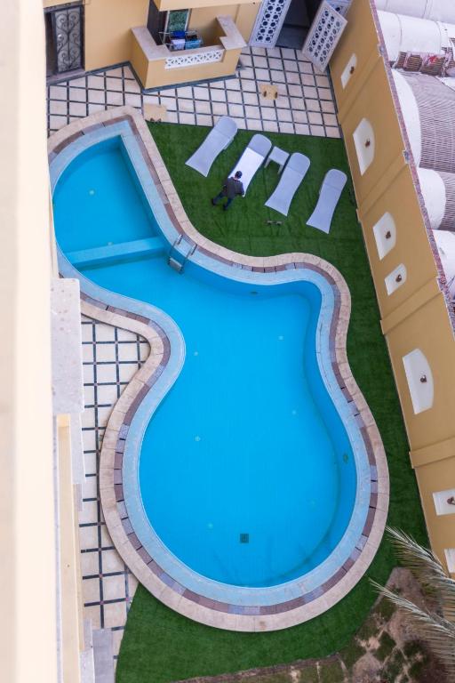 Bazén v ubytování Lazur Pool Apartment's - El Kawsar, Hurghada - Egypt nebo v jeho okolí