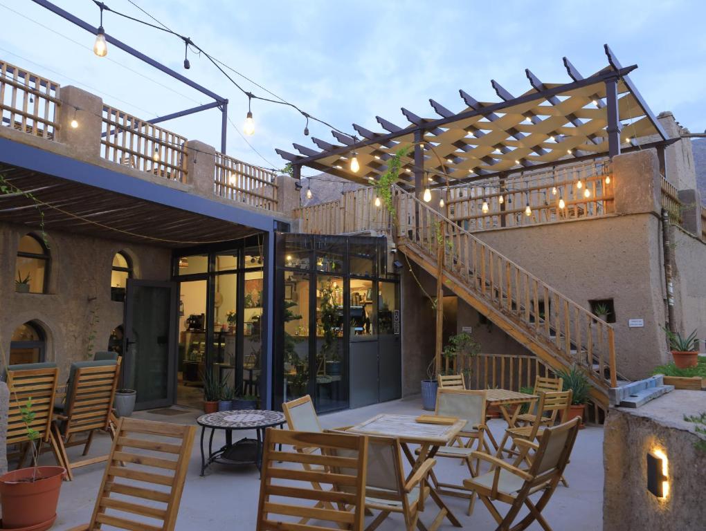 Balkón nebo terasa v ubytování بيت الصباح نزل وكافيه Bait AlSabah Heritage Inn & Cafe