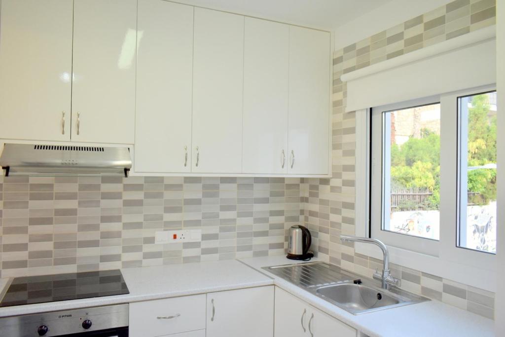 Kuchyň nebo kuchyňský kout v ubytování 2 Bedroom Apartment, Semeli Complex- by IMH Travel & Tours