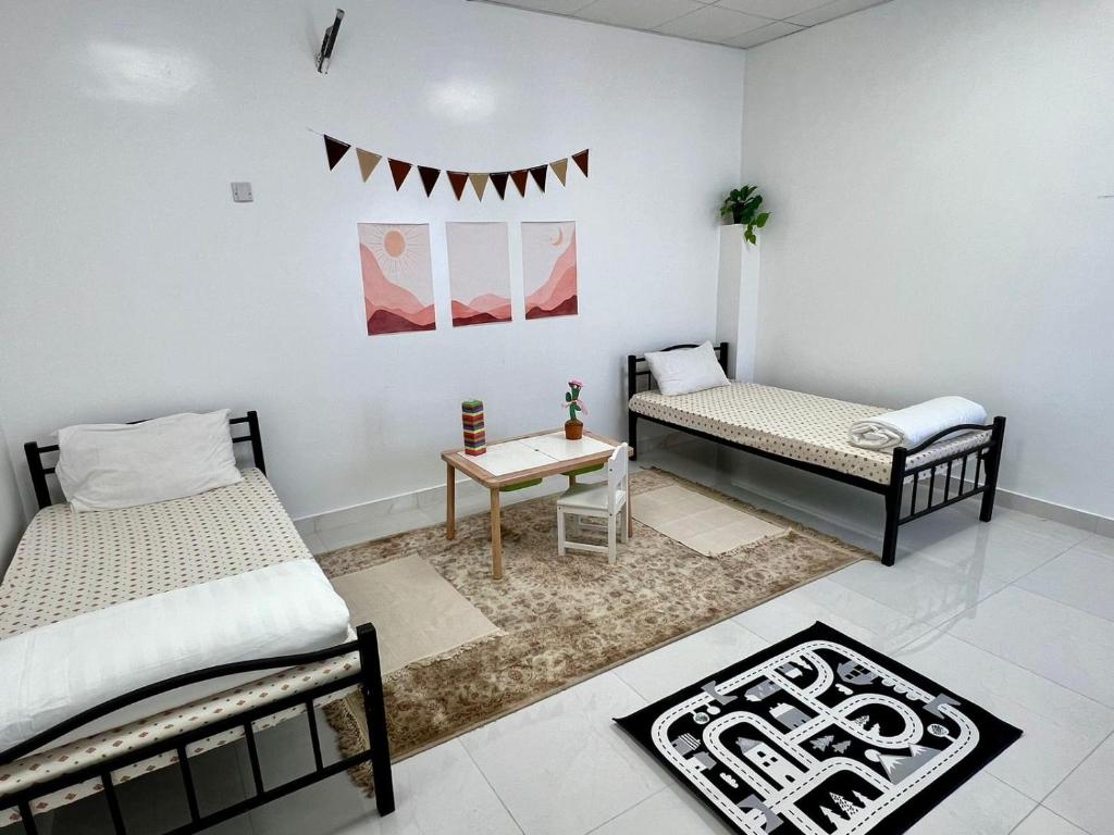 Postel nebo postele na pokoji v ubytování Luban Camping House