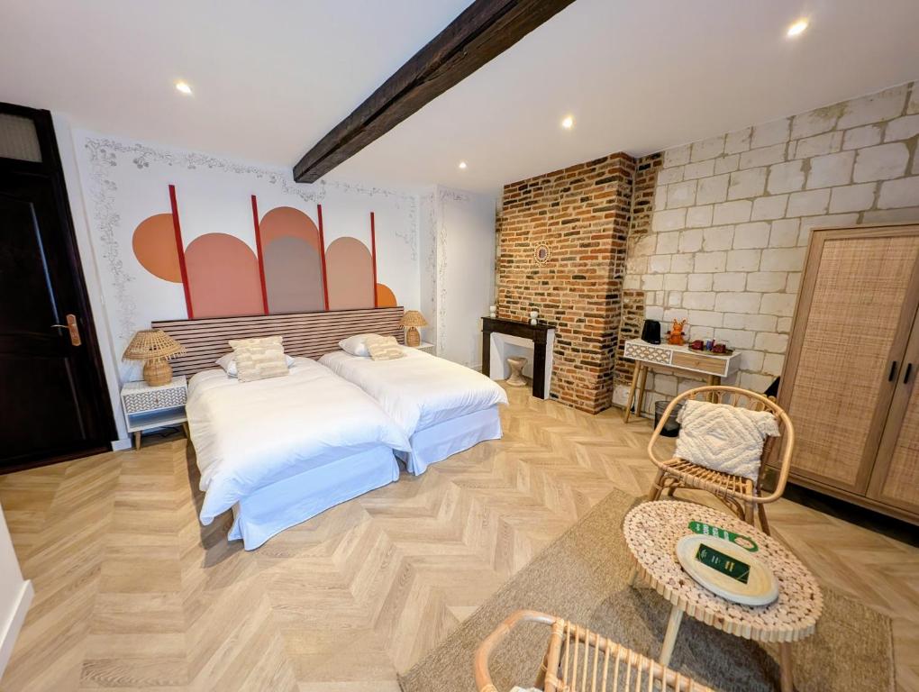 Le Relais du Beffroi & SPA - Chambre Lits Jumeaux Supérieure