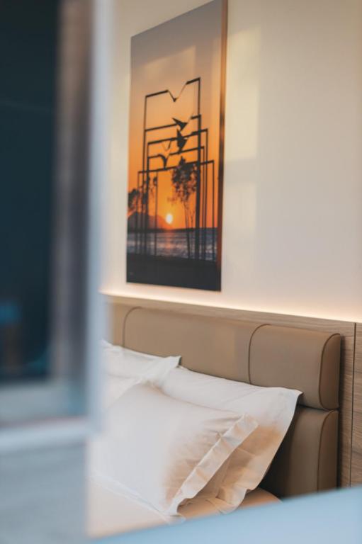 Postel nebo postele na pokoji v ubytování Hotel Flamingo 1
