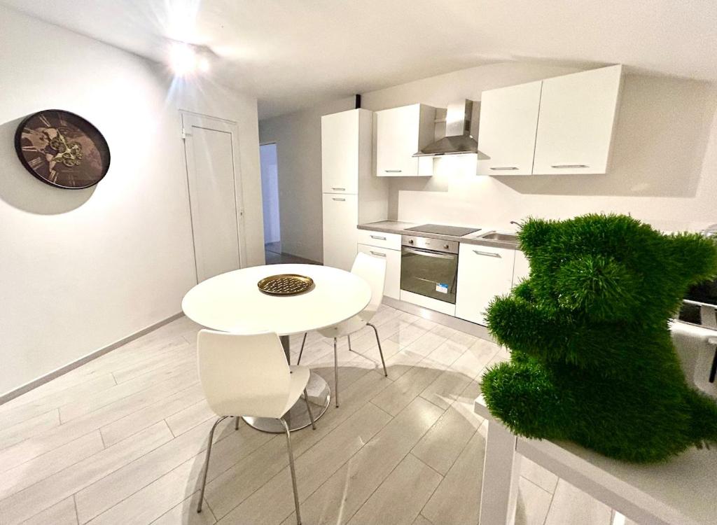 Η κουζίνα ή μικρή κουζίνα στο Lodge Spa Privâtes champagne