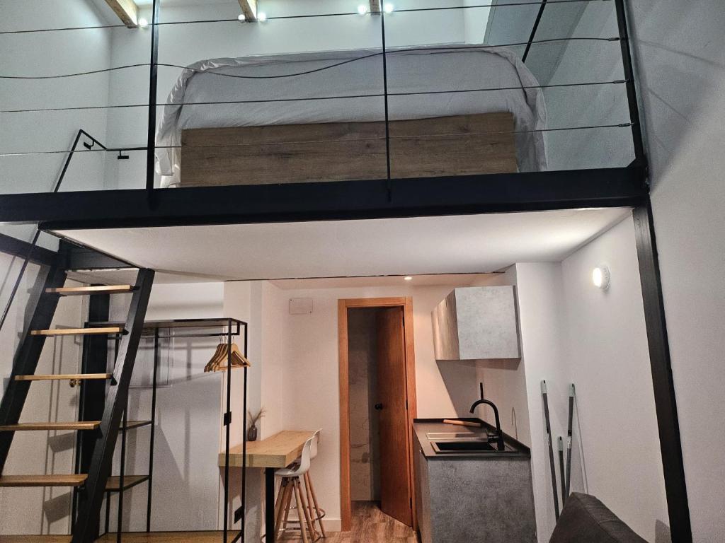 Køkken eller tekøkken på Suite San Fernando