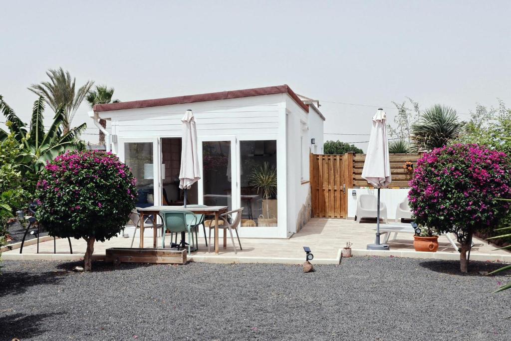 Zahrada ubytování Siempre Feliz La Casita Escanfraga