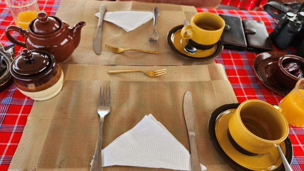 Jídlo v luxury tent nebo okolí
