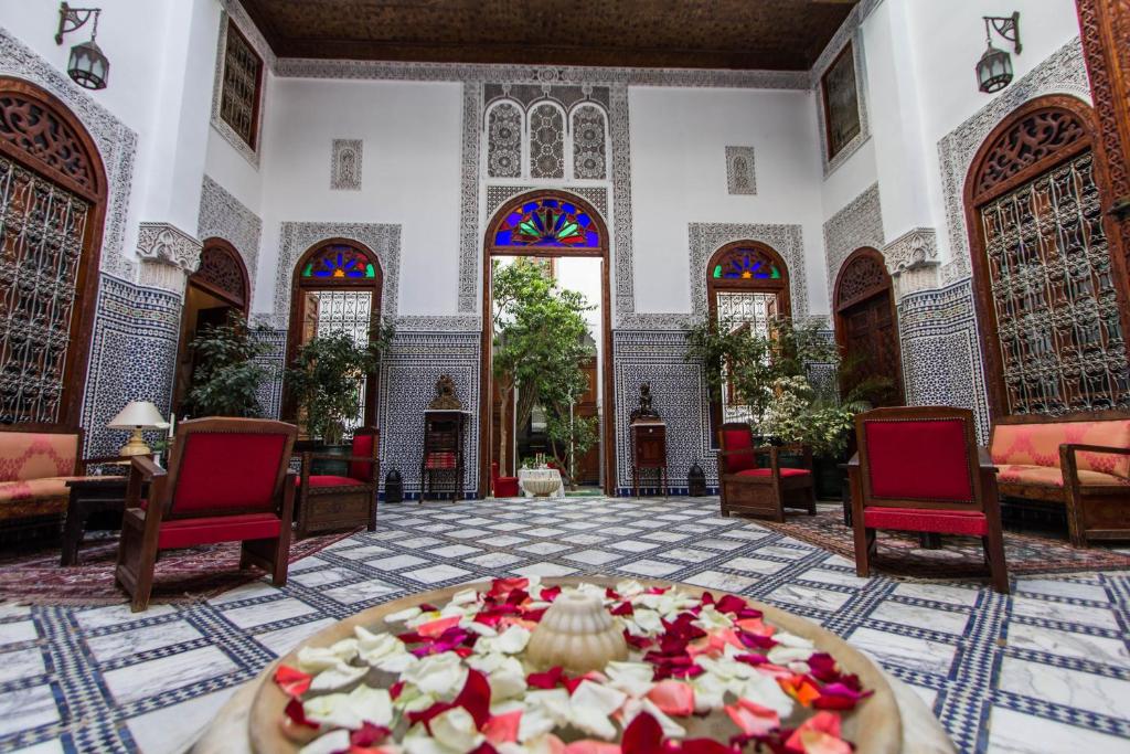 Posezení v ubytování Riad - Dar Al Andalous