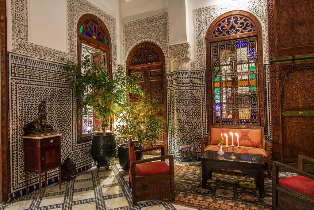 Posezení v ubytování Riad - Dar Al Andalous