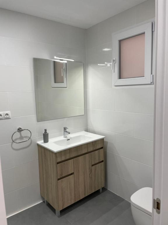 Kúpeľňa v ubytovaní Apartamentos Tarradellas Sants Estació