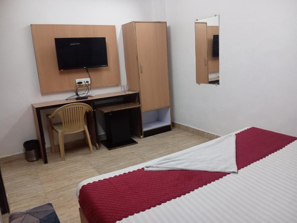 TV a/nebo společenská místnost v ubytování Hotel Future Inn