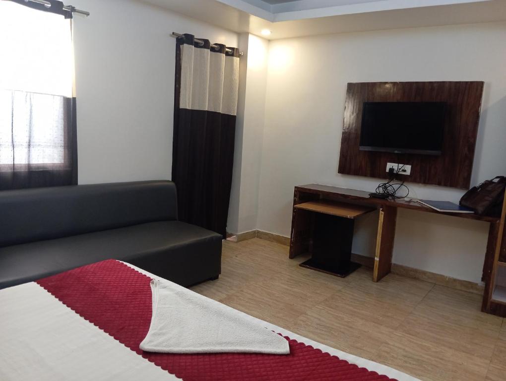 TV a/nebo společenská místnost v ubytování Hotel Future Inn