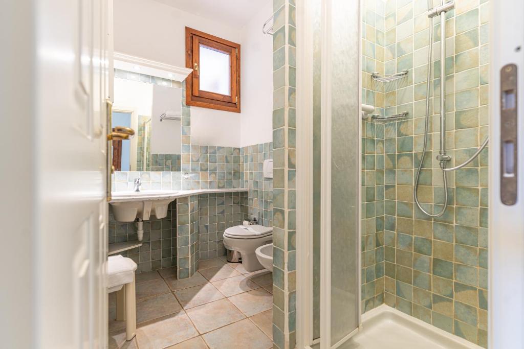 Koupelna v ubytování Hotel Villa Gemella