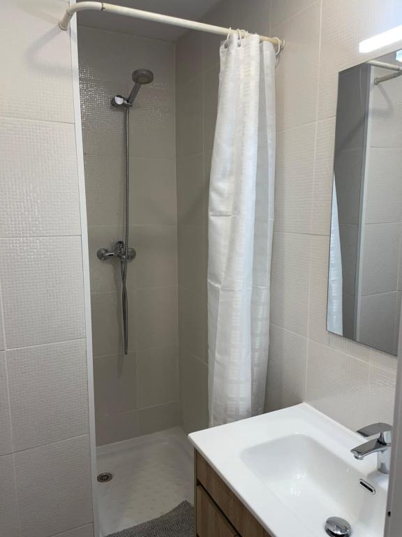 Kúpeľňa v ubytovaní Apartamentos Tarradellas Sants Estació