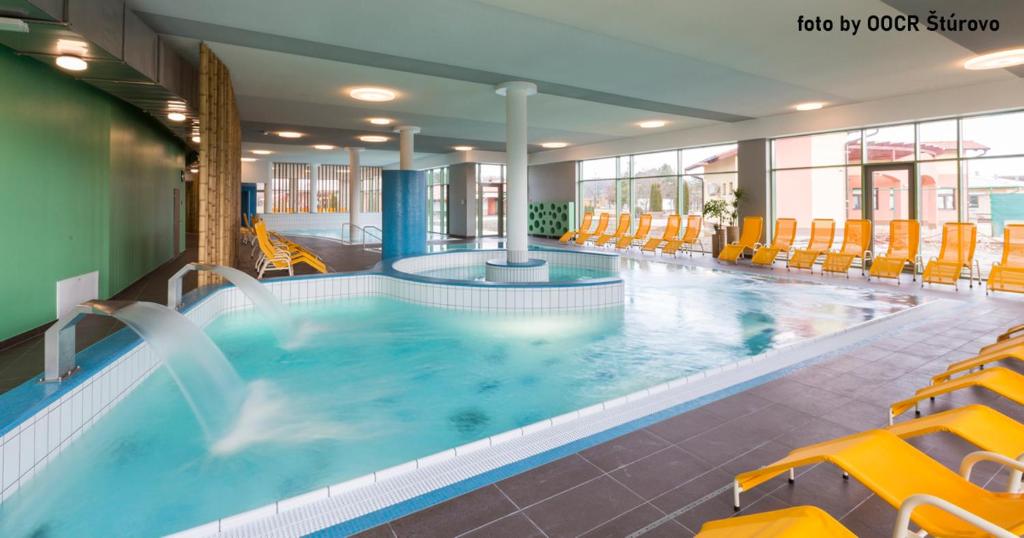 Bazén v ubytování Vadaš Relax house nebo v jeho okolí