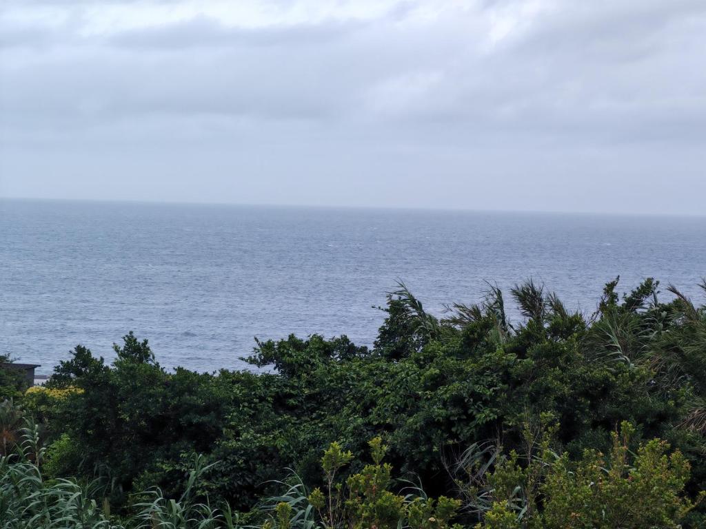 a view of the ocean from a bluff at 37 Chakas Rock Chalets in Ballito
