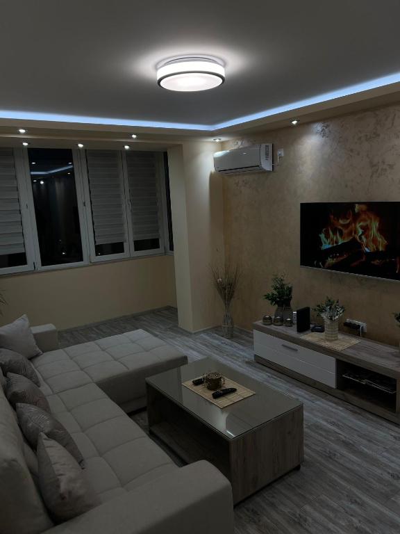 Posezení v ubytování Apartman Trg Lux