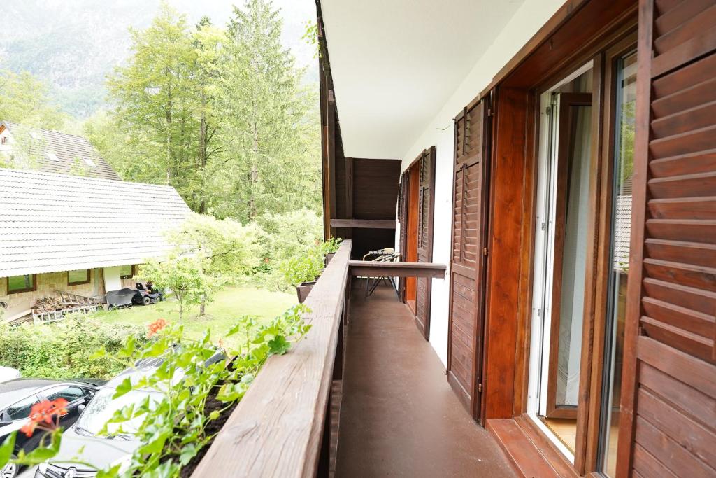 Zahrada ubytování Sobe in apartmaji Pri Ukcu Bohinj