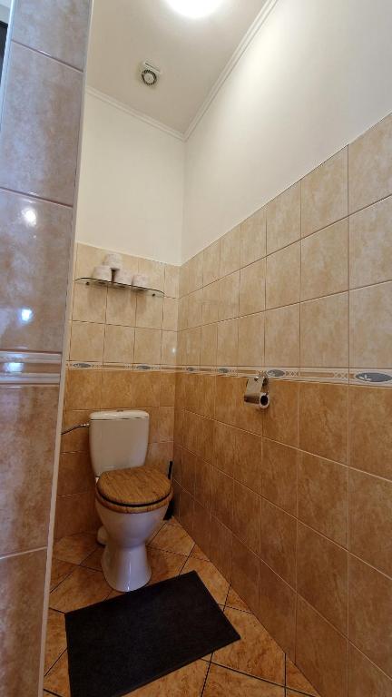 Koupelna v ubytování Apartmány Fany