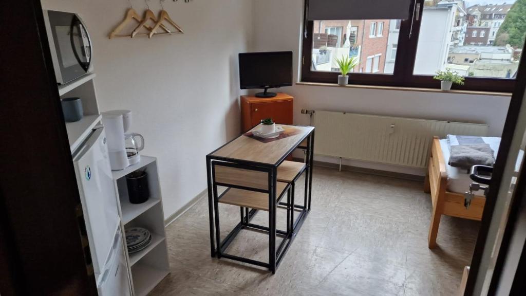 Køkken eller tekøkken på Gästezimmer B