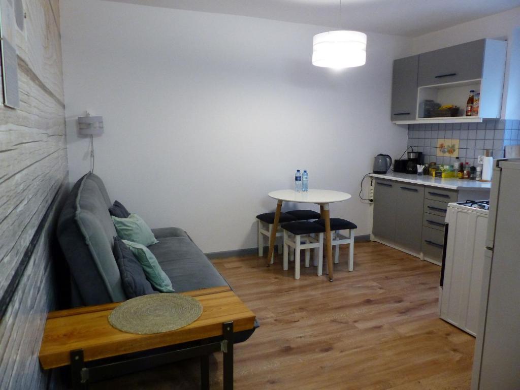 Kuchyňa alebo kuchynka v ubytovaní Apartament Kraszewskiego