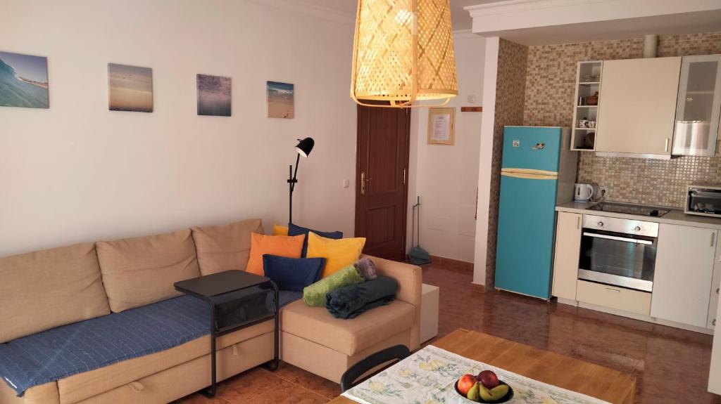 Kuchyň nebo kuchyňský kout v ubytování Mellow Yellow