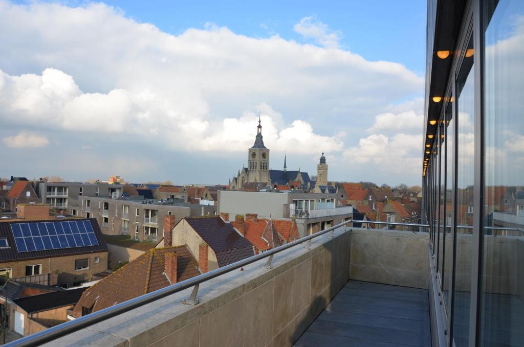 Nespecifikovaný výhled na destinaci Diksmuide nebo výhled na město při pohledu z hotelu