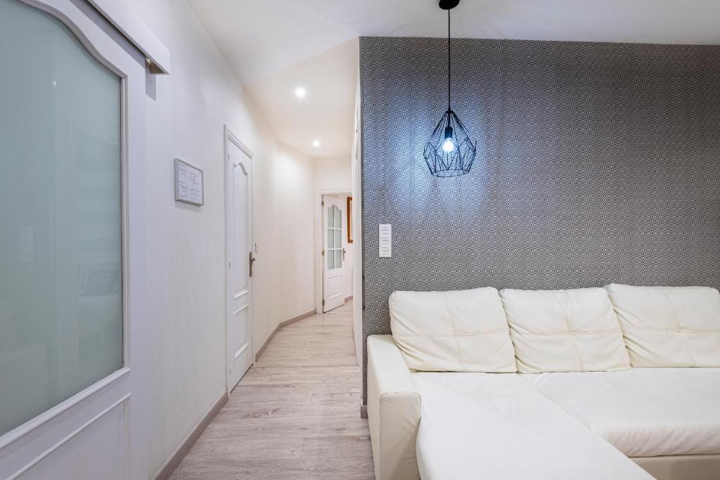 Posteľ alebo postele v izbe v ubytovaní Apartamento 2 habitaciones 140m de playa Caneliñas, P Baja-001