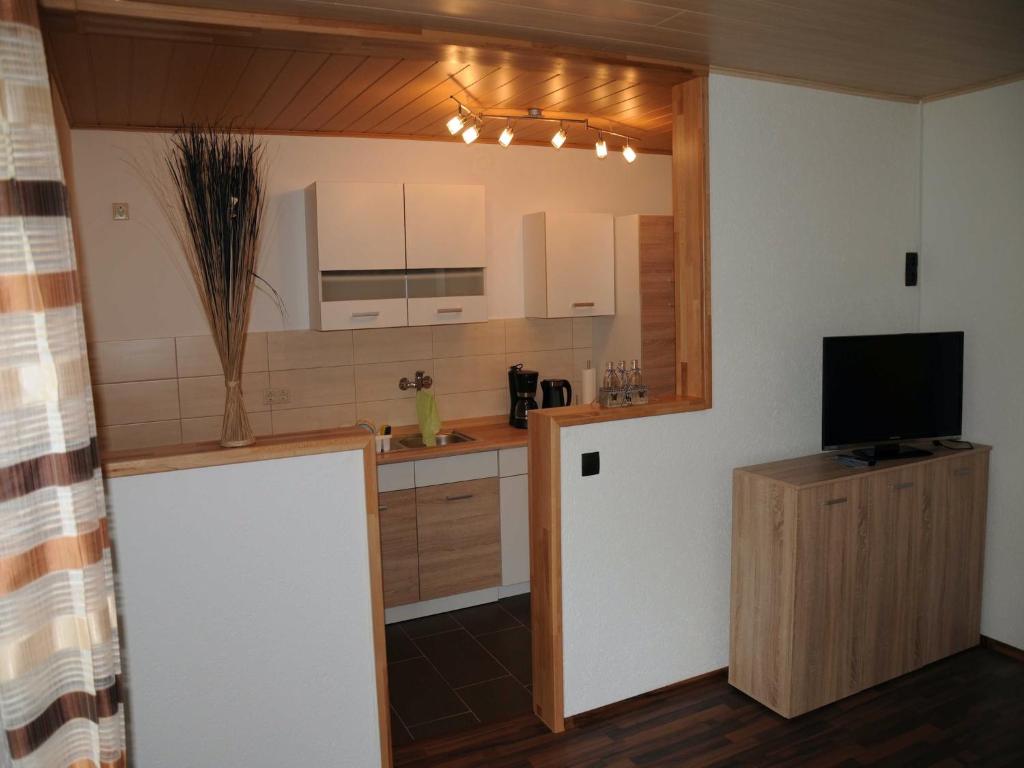 Kuchyň nebo kuchyňský kout v ubytování Apartment in Drachselsried near Ski Slopes