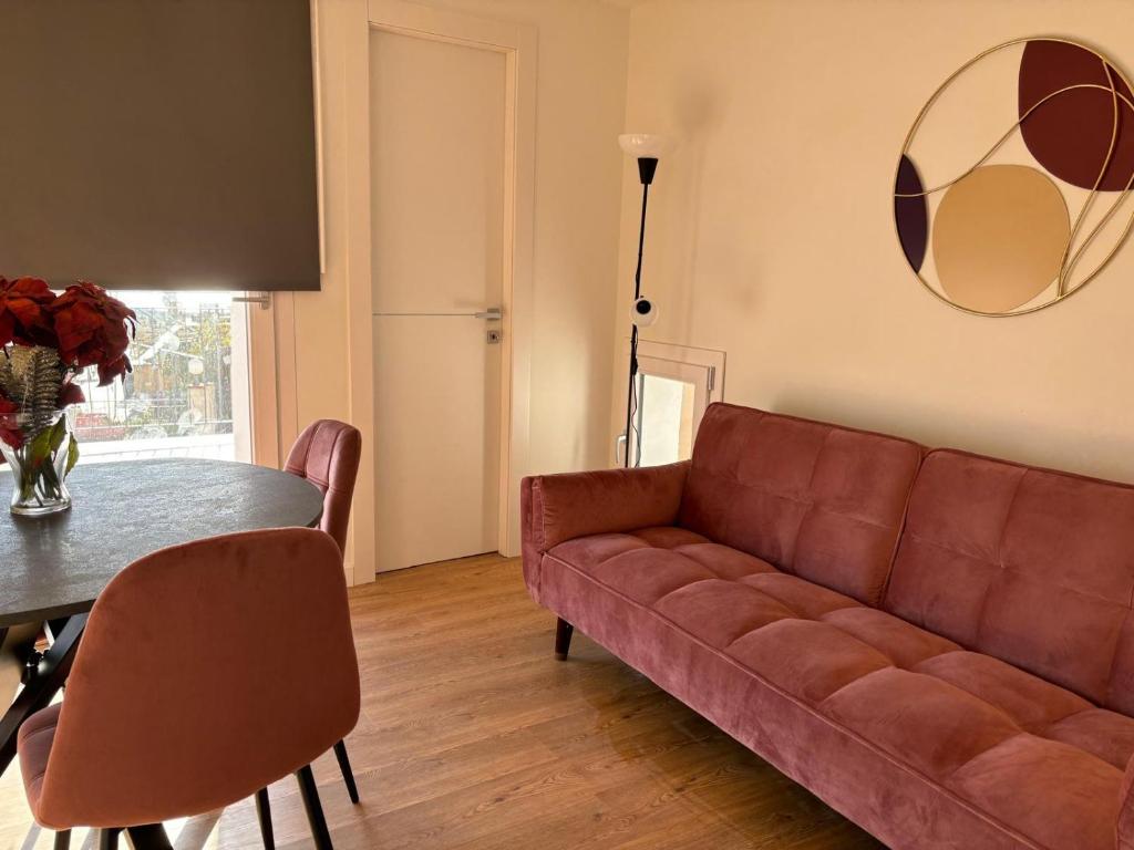 Posezení v ubytování Foder'House Design Suite