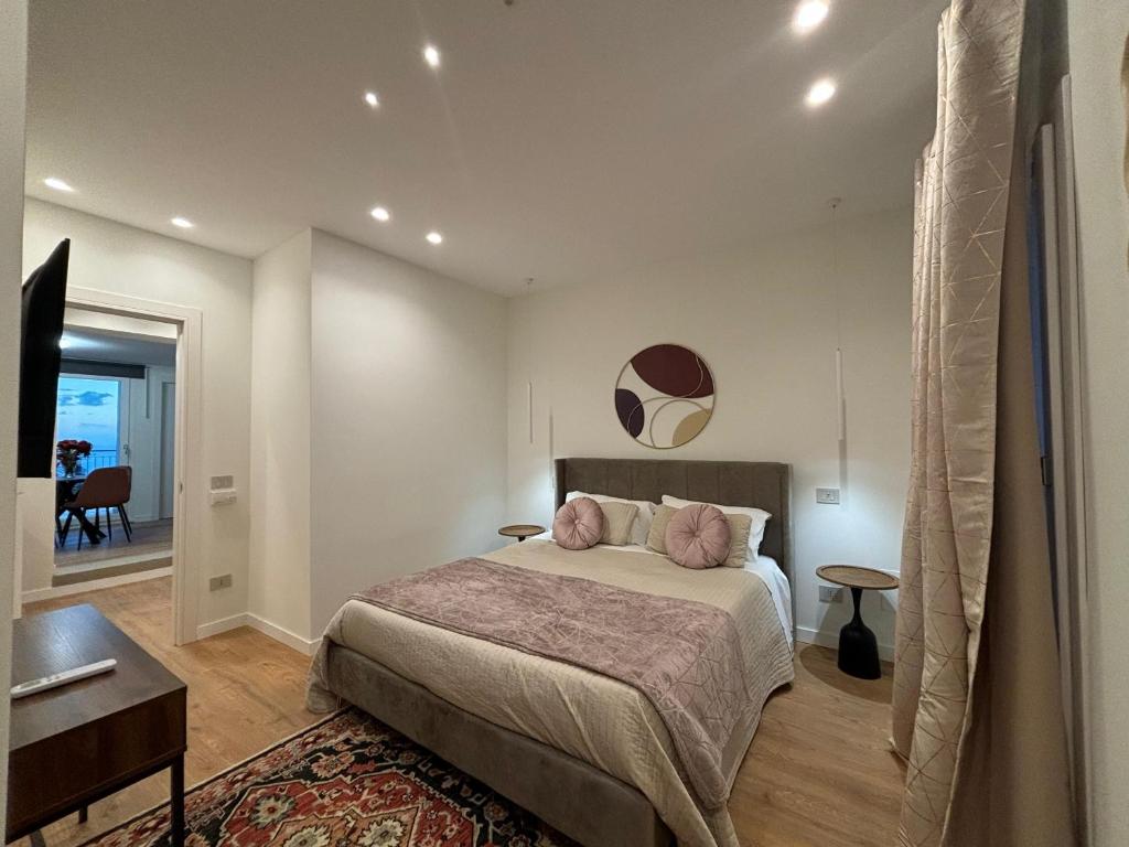 Postel nebo postele na pokoji v ubytování Foder'House Design Suite