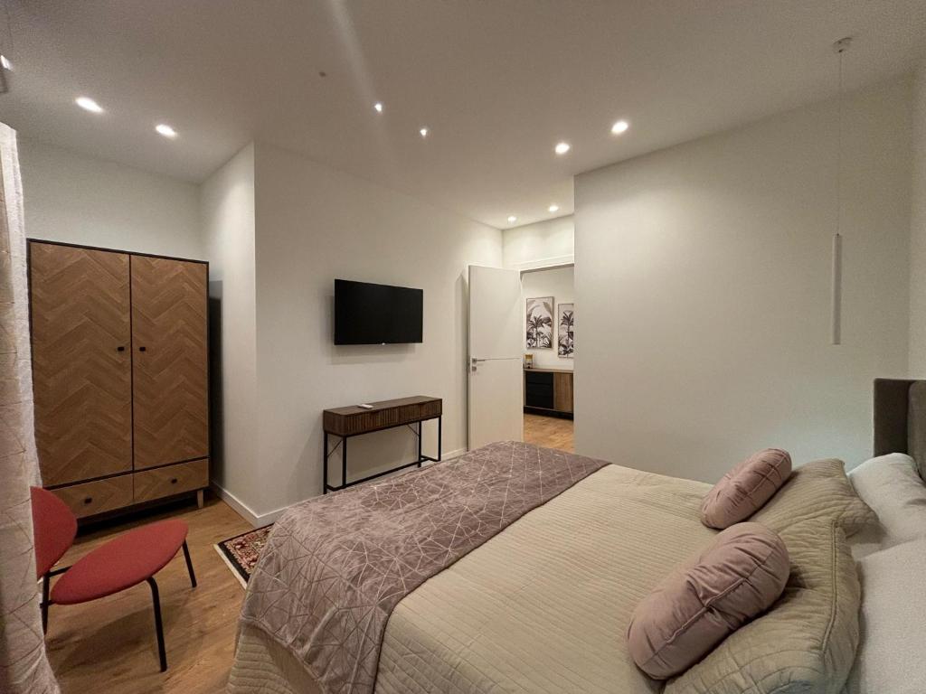 TV a/nebo společenská místnost v ubytování Foder'House Design Suite
