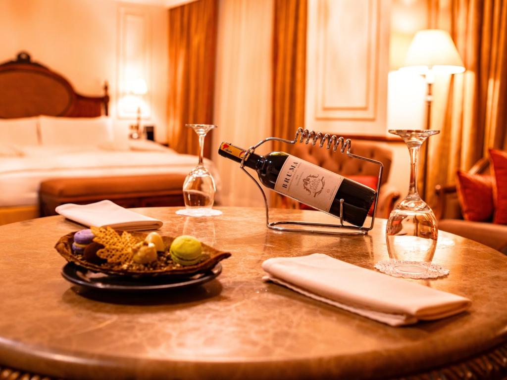 Nápoje v ubytování Plaza Grande Hotel