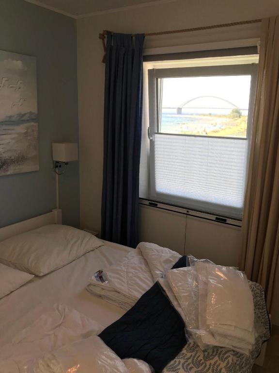 Postel nebo postele na pokoji v ubytování Strandhaus-Appartment-Rauchschwalbe