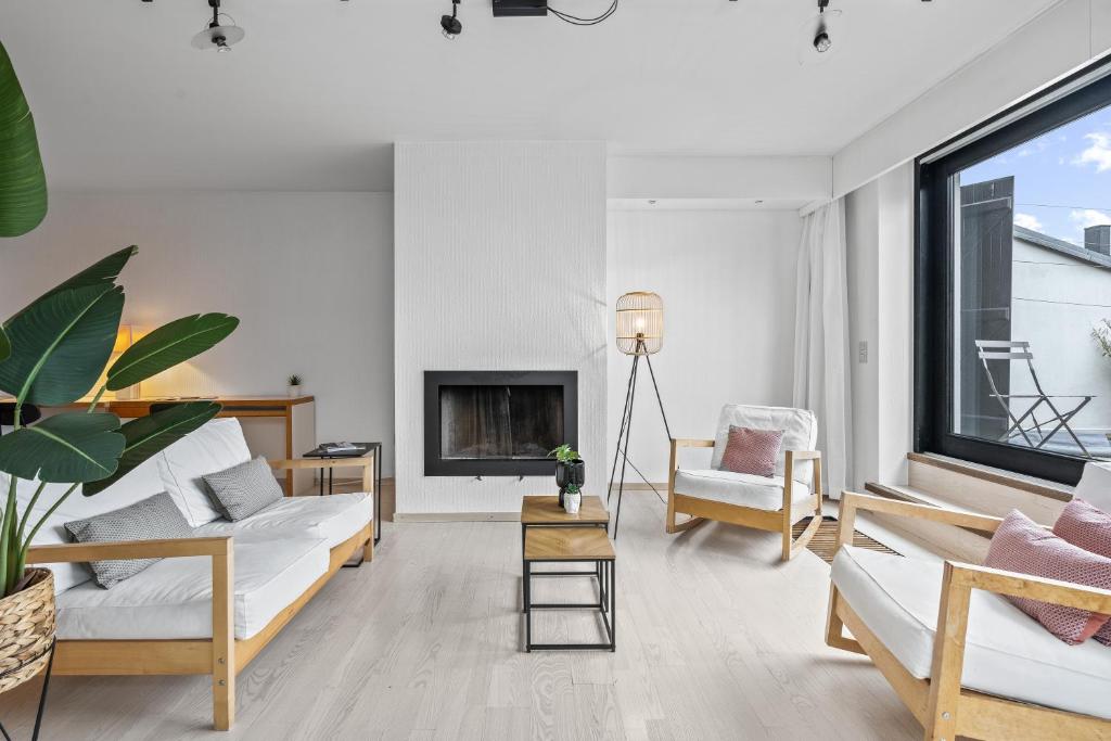 Posezení v ubytování Chambre privée au coeur de Bascharage