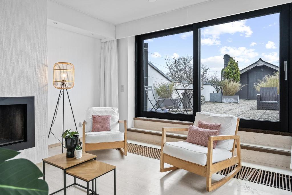Posezení v ubytování Chambre privée au coeur de Bascharage