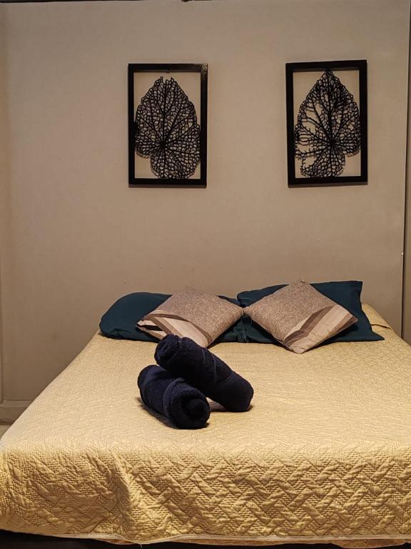 Postel nebo postele na pokoji v ubytování Hostal vitta