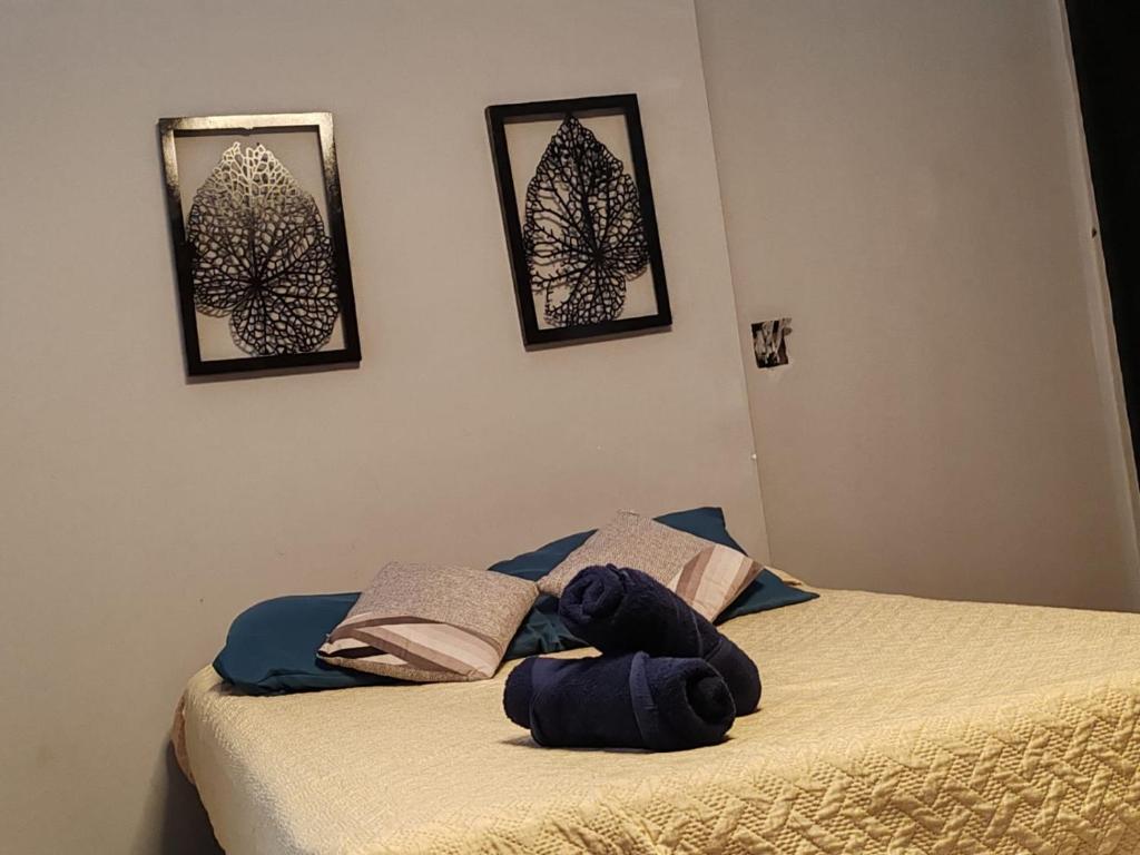 Postel nebo postele na pokoji v ubytování Hostal vitta