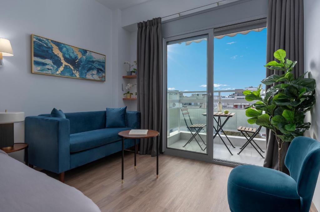 Un lugar para sentarse en Plaza Elegant Suites